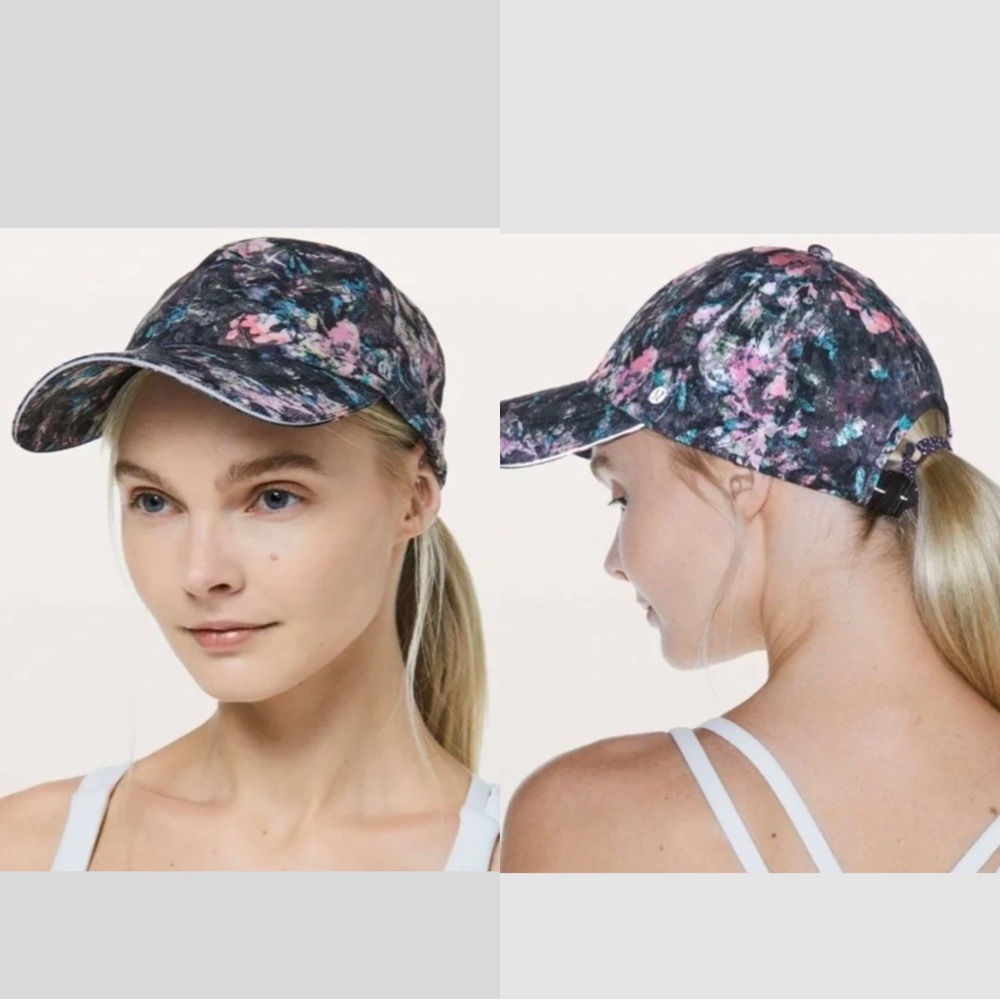 Lululemon Baller Hat Run  Daze Multi. Floral Print  Excellent Condition
